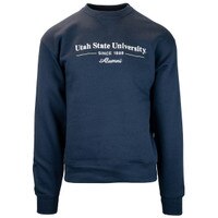 Utah state university alumni navy unisex crew sweatshirt
